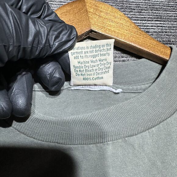 Yellowstone National Park Vintage T Shirt Adult S Green Bear - Picture 4 of 14